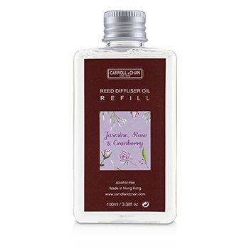 Carroll & Chan (The Candle Company) Difusor de Caña Repuesto - Jasmine, Rose & Cranberry