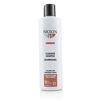 Nioxin Derma Purifying System 4 Cleanser Champú (Cabello Tinturado, Adelgazamiento Ligero, Seguro para Color)