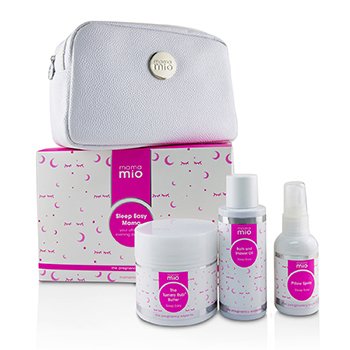 Kit Sleep Easy Mama: The Tummy Rub Butter - 120g/4.1oz + Aceite de Baño & Ducha 100ml/3.4oz + Spray de Almohada 53ml/1.8oz + 1 Bolsa