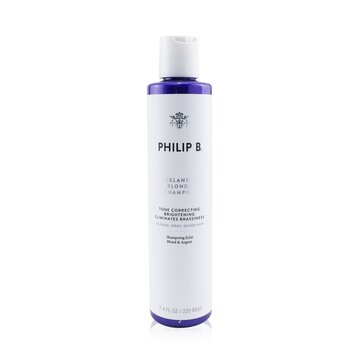 Philip B Icelandic Blonde Champú (Corrector de Tono Iluminante Elimina Colore Metálicos - Cabello Rubio, Gris, Plata)