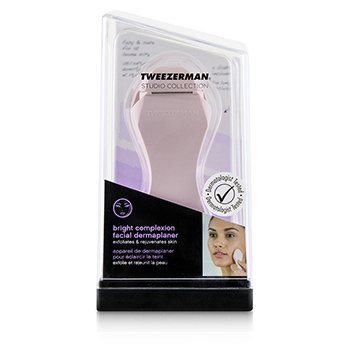 Tweezerman Bright Complexion Facial Dermaplaner (Colección Studio)