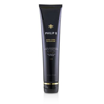 Philip B Mega Impulsador de Rizos (Acondicionador Sin Enjuague Ultra Hidratante - Todo Tipo de Cabello)