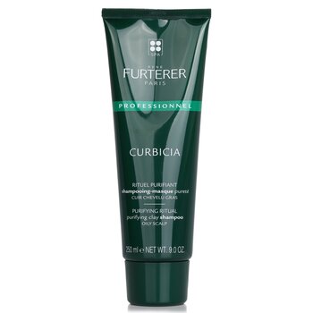 Rene Furterer Curbicia Purifying Ritual Champú de Arcilla Purificante - Cuero Cabelludo Graso (Producto Salón)