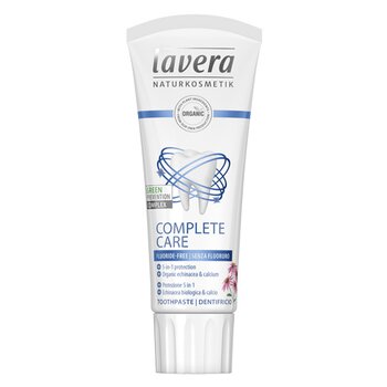 Lavera Crema Dental (Cuidado Completo) - Con Echinácea Orgánica & Calcio (Libre de Fluor)