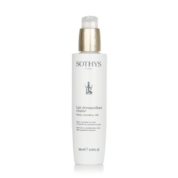 Sothys Vitality Leche Limpiadora - Para Piel Normal a Mixta, Con Extracto de Pomelo