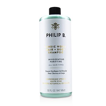 Philip B Nordic Wood Champú de Cabello + Cuerpo (Purificante Vigorizante - Todo Tipo de Cabellos)