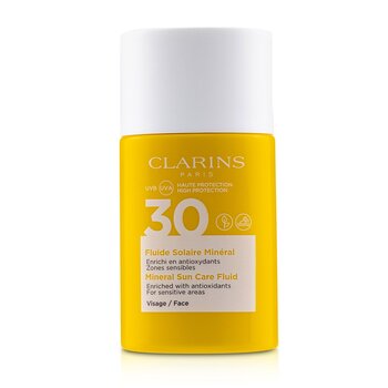 Clarins Cuidado Solar Mineral Para Rostro SPF 30 - Para Áreas Sensible