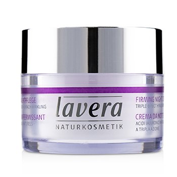 Lavera Triple-Effect Crema de Noche Reafirmante con Ácido Hialurónico