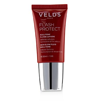Velds Flash Protect Skin Glow Fluid Roll -Tone (Escudo de Belleza) - Dark Skin Nude