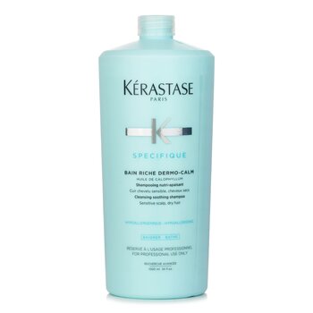 Kerastase Specifique Bain Riche Champú Calmante Limpiador Dermo-Calmante (Cuero Cabellodo Sensible, Cabello Seco)