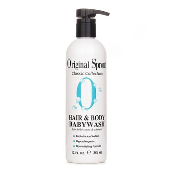 Original Sprout Natural Family Collection Jabón de Bebé de Cabello & Cuerpo Con Hidratación Pura Calmante (Para Bebés & Niños)