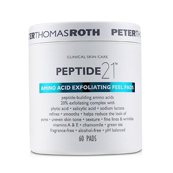 Peptide 21 Almohadillas de Peel Exfoliantes de Amino Ácido