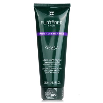 Rene Furterer Okara Silver Silver Radiance Ritual Acondicionador Tonificante - Cabello Gris, Blanco (Producto Salón)