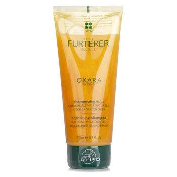 Rene Furterer Okara Blond Blonde Radiance Ritual Champú Iluminante - (Cabello Rubio Natural, Tinturado o Iluminado)