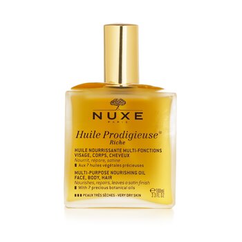 Nuxe Huile Prodigieuse Riche Aceite Nutritivo Multi-Propósito - Para Piel Muy Seca