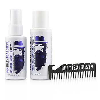 Billy Jealousy Set Trío O.G. Beard Care: 1x Jabón de Barba 60ml + 1x Aceite de Barba 60ml + 1x Cepillo de Titanio