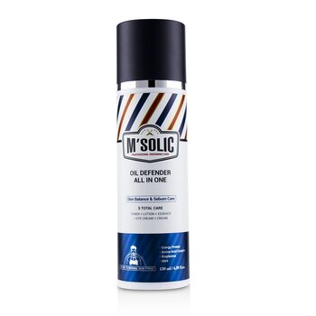 M'Solic Oil Defender All In One (Toner+Lotion+Essence+Eye Cream+Cream) - Skin Balance & Sebum Care