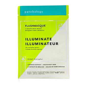 Patchology FlashMasque Mascarilla en Hoja de 5 Minutos - Illumina