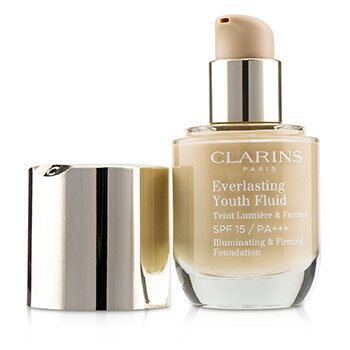 Clarins Everlasting Youth Base Fluida Iluminante & Reafirmante SPF 15 - # 108 Sand