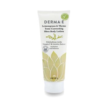 Derma E Lemongrass & Thyme Loción Corporal de Karité Restaurador