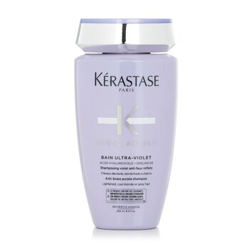 Kerastase Blond Absolu Bain Ultra-Violet Champú Púrpura Anti-Oxidación (Cabello Iluminado, Rubio Fresco o Gris)