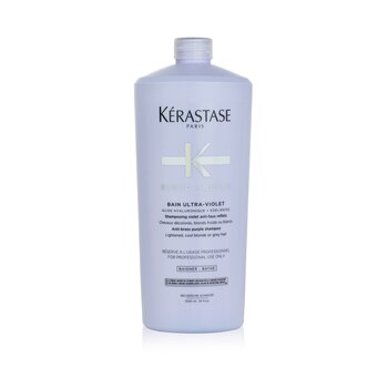 Kerastase Blond Absolu Bain Ultra-Violet Champú Púrpura Anti-Oxidación (Cabello Iluminado, Rubio Fresco o Gris)
