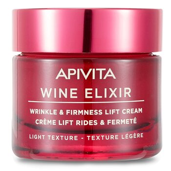 Apivita Wine Elixir Crema Reafirmante de Arrugas & Firmeza - Textura Ligera