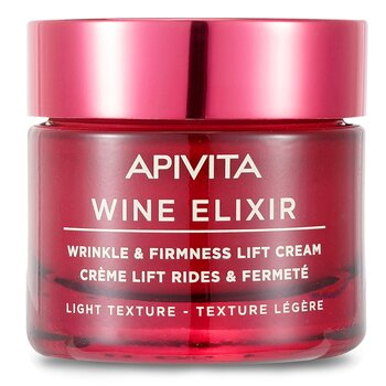 Wine Elixir Crema Reafirmante de Arrugas & Firmeza - Textura Ligera