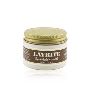 Layrite Superhold Pomada (Agarre Alto, Brillo Medio, Soluble en Agua)