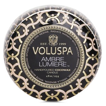 Voluspa Mini Vela en Lata - Ambre Lumiere