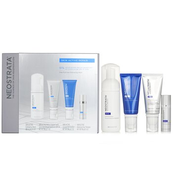 Neostrata Kit Skin Active Repair: Jabón Exfoliante + Matriz de Soporte SPF30 + Restaurador Celular + Terapia de Ojos Intensiva