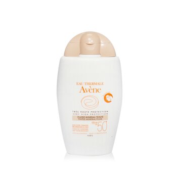 Avene Fluido Mineral con Tinte con Protección Muy Alta SPF 50+ - Para Piel Sensible & Intolerante