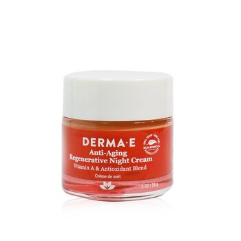 Derma E Crema Anti-Arrugas de Noche Regeneradora Anti-Envejecimiento