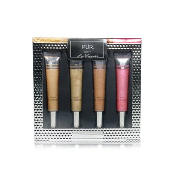 PUR (PurMinerals) Kit Impulsador de Labios Brillos de Labios 4 En 1 (4x Brillos de Labios)