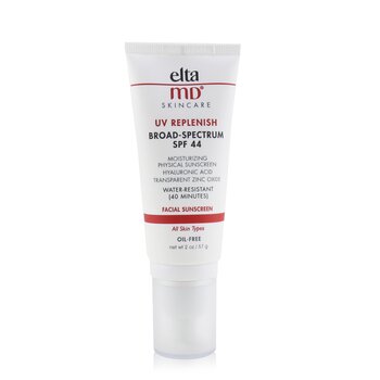 EltaMD UV Replenish Protector Solar Facial Físico Resistente al Agua SPF 44