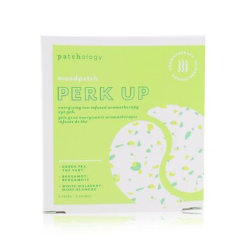 Moodpatch - Perk Up Energizing Tea-Infused Aromatherapy Geles de Ojos (Green Tea+Bergamot+White Mulberry)