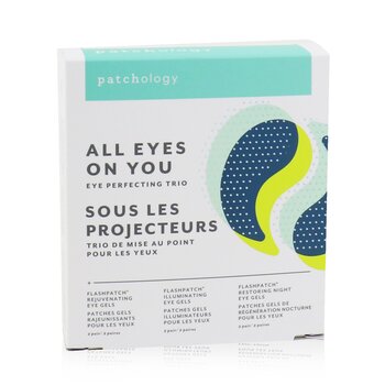 Patchology Kit FlashPatch Geles de Ojos - All Eyes On You Eye Perfecting Trio: Rejuvenecedor, Iluminador, Restaurador