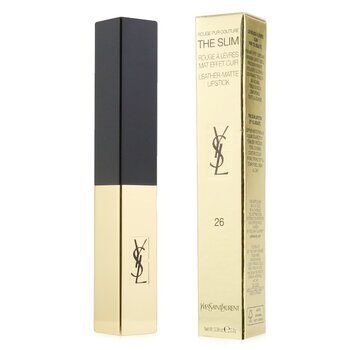 Yves Saint Laurent Rouge Pur Couture The Slim Leather Pintalabios Mate - # 26 Rouge Mirage