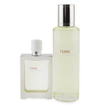 Terre D'Hermes Eau Tres Fraiche Coffret: Eau De Toilette Spray 30ml/1oz + Repuesto 125ml/4.2oz