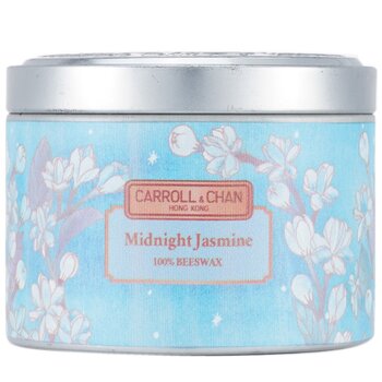 The Candle Company (Carroll & Chan) Vela en Lata 100% de Cera de Abejas - Midnight Jasmine