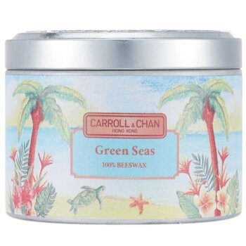 The Candle Company (Carroll & Chan) Vela en Lata 100% de Cera de Abejas - Green Seas