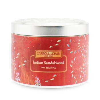 Vela en Lata 100% de Cera de Abejas - Indian Sandalwood