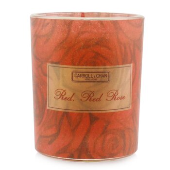 The Candle Company (Carroll & Chan) Vela en Vaso Votivo 100% de Cera de Abejas - Red Red Rose