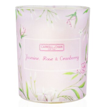 The Candle Company (Carroll & Chan) Vela en Vaso Votivo 100% de Cera de Abejas - Jasmine Rose Cranberry