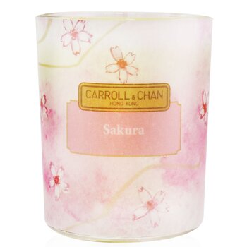 The Candle Company (Carroll & Chan) Vela en Vaso Votivo 100% de Cera de Abejas - Sakura
