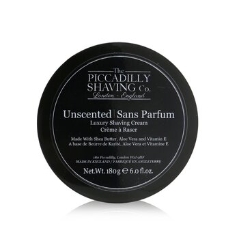 The Piccadilly Shaving Co. Unscented Crema de Afeitar Lujosa
