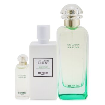 Un Jardin Sur Le Nil Coffret: Eau De Toilette Spray 100ml/3.3oz + Loción Corporal Hidratante 80ml/2.7oz + Eau De Toilette 7.5ml/0.25oz