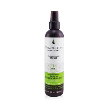 Macadamia Natural Oil Professional Bruma Acondicionador Sin Enjuague Reparador Ligero (Texturas Finas a Finas como de Bebé)