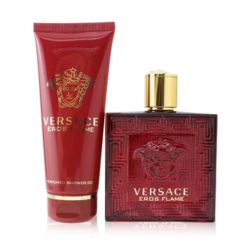 Versace Eros Flame Coffret: Eau De Parfum Spray 100ml + Gel de Ducha 100ml