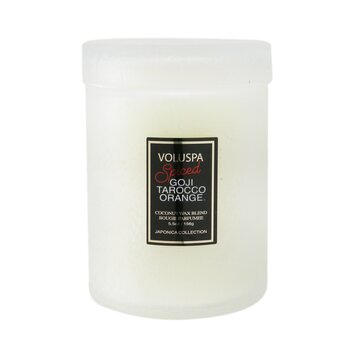 Voluspa Vela en Tarro Pequeña - Spiced Goji Tarocco Orange